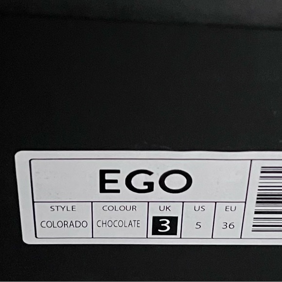 NIB Lug sole Over the knee knit brown boots size 5 - Picture 5 of 5